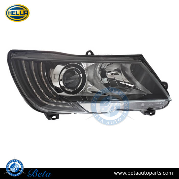 Right Side Headlamp Bi-Xenon for Skoda Superb 2009-2015 models, Part Number 3T1941018H Right Side Headlamp Bi-Xenon for Skoda Superb 2009-2015 models, Part Number 3T1941018H